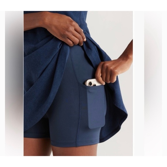 Beyond Yoga Navy Blue Casual Dress - Picture 2 of 5